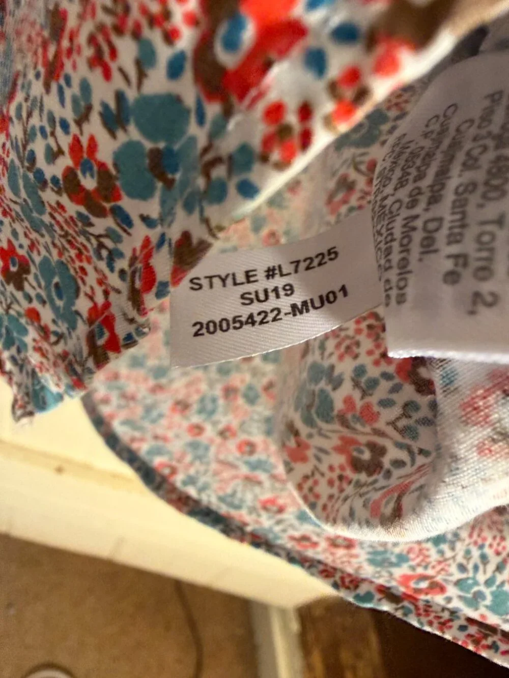 J. Crew Men's Secret Wash Stretch Slim-Fit Floral Shirt Sz L